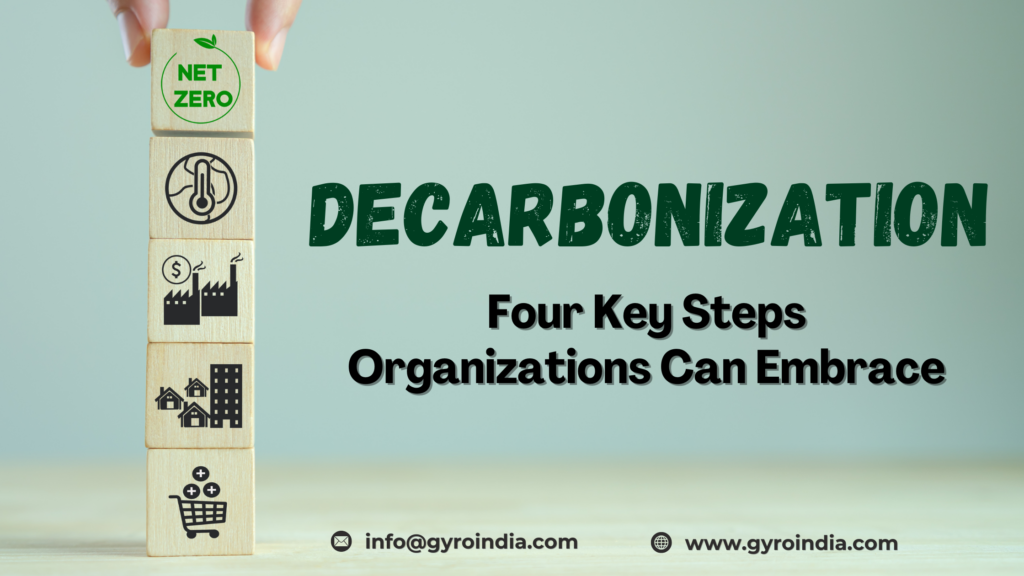 Illustration of decarbonization sustainable practices showcasing renewable energy sources, electric vehicles, and industrial advancements aimed at reducing carbon emissions.